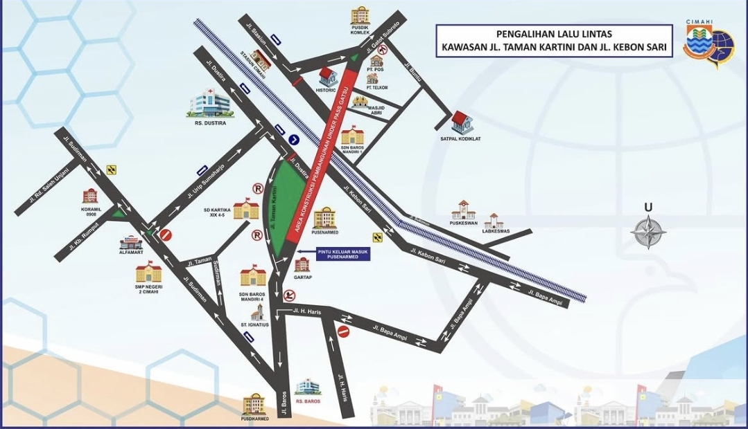 Pembangunan Underpass Gatot Subroto Dimulai, Pengguna Jalan di Cimahi Diminta Bersiap